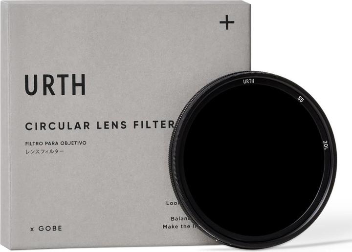 Produktbild Urth 55mm ND64 1000 (6 10 Stop) Variable ND Lens Filter (Plus+) (ND- / Graufilter, 55 mm)