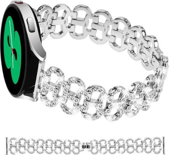 Actual product image MU Style UH Series sparkling stones metal replacement bracelet (20 mm, Metal alloy)