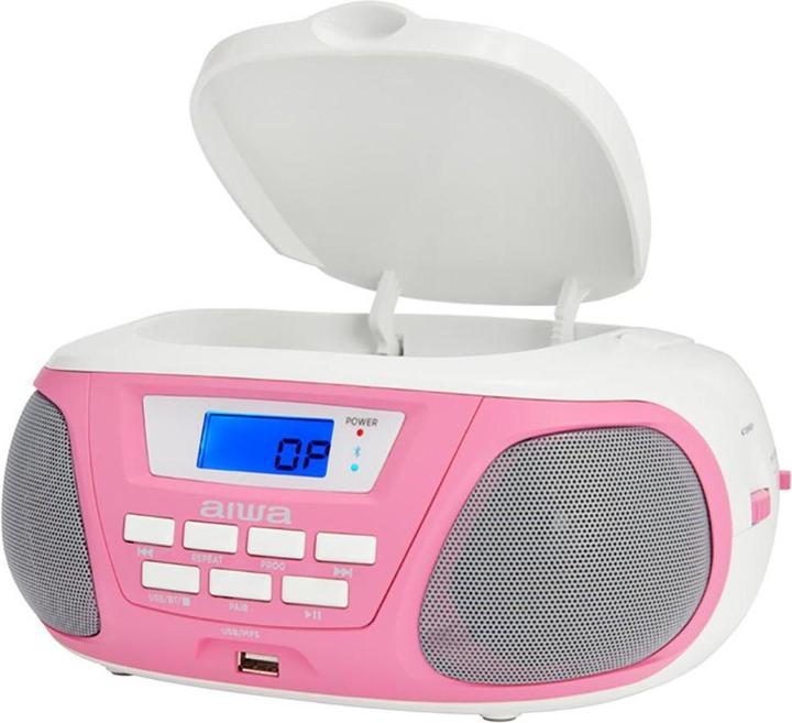 Produktbild Aiwa BBTU-300PK Tragbares Stereosystem Analog & Digital 5 W Pink (AM, MW, FM, Bluetooth)