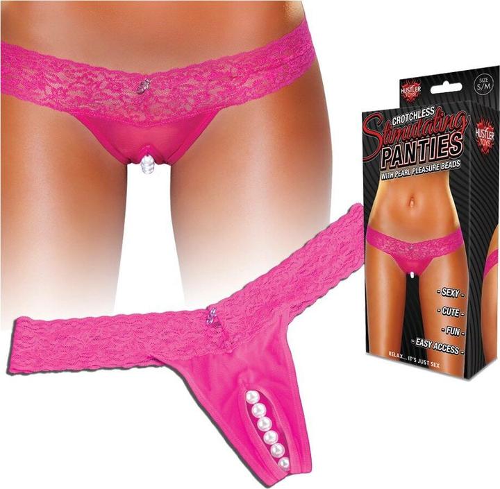 Hustler Mutandine stimolanti rosa M/L (Gioco di dadi)