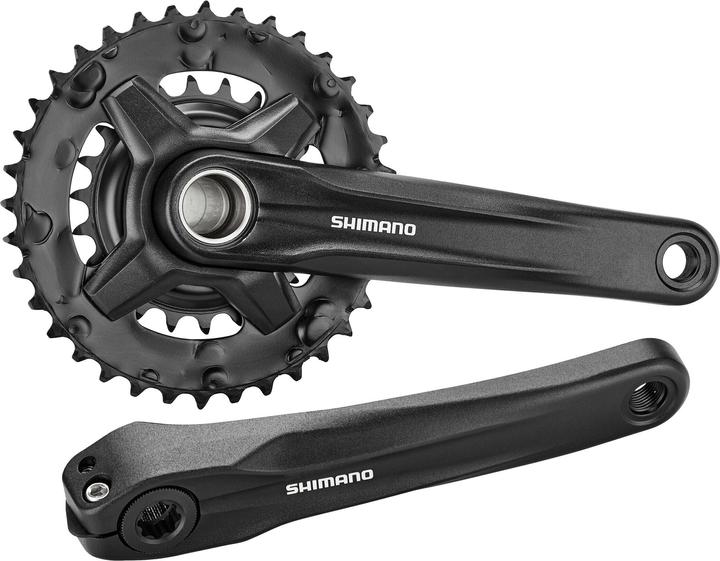 Actual product image Shimano FC-MT210 crankset 36/22 teeth 2x9-speed (175 mm)