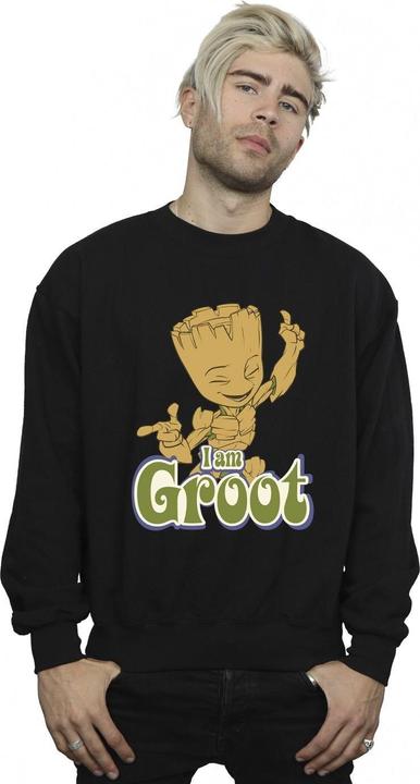 Actual product image Guardians of the Galaxy Mens Groot Dancing Sweatshirt (XL)