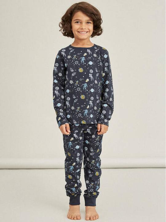 Actual product image Name it Organic cotton space print sleepwear set (146, 152)