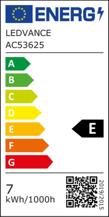 Energie-Label Osram LED TUBE T8 EM BIO-LUMILUX 600 mm 6.6W 965 (G13, 6.60 W, 800 lm, 8 x, E)
