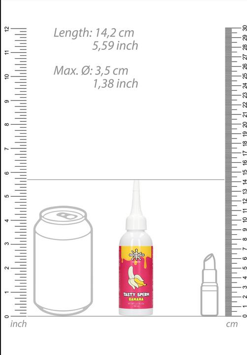Actual product image Doc Johnson Cumface - Tasty Sperm - Banana - 80ML (Dice games)