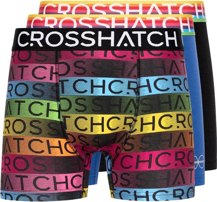 Produktbild Crosshatch Rainbow Mix Boxershorts (3erPack) (M)