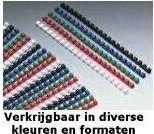 Immagine prodotto GBC Spine di plastica ovali per raccoglitori