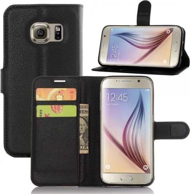Actual product image MU Classic Modern leather cover with litchite texture (Samsung Galaxy S7)