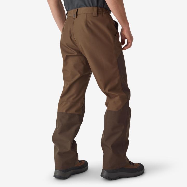 Immagine prodotto Solognac Pantaloni impermeabili rinforzati da caccia woodland 500 bicolore/marrone (L)