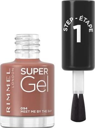 Immagine prodotto Rimmel London Rimmel - Super Gel STEP1 - Smalto per unghie in gel 12 ml 094 Meet Me By The Bay - (094 Meet Me By The Bay, Smalto per unghie effetto gel)