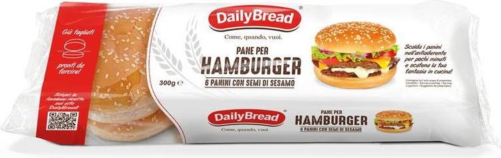 Image du produit Jaus Burger Buns mit Sesam geschnitten 6 Stück (300 g)