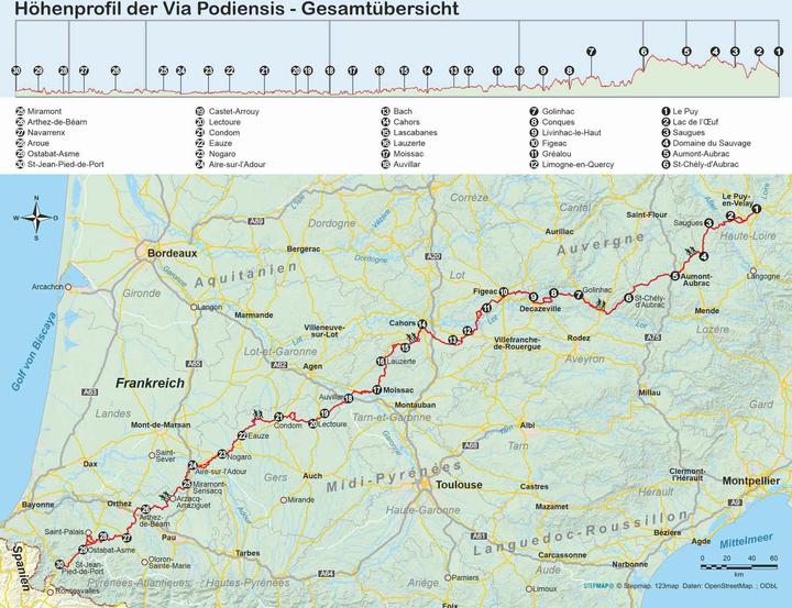 Produktbild Frankreich: Jakobsweg Via Podiensis (Deutsch, Hartmut Engel, 2024)