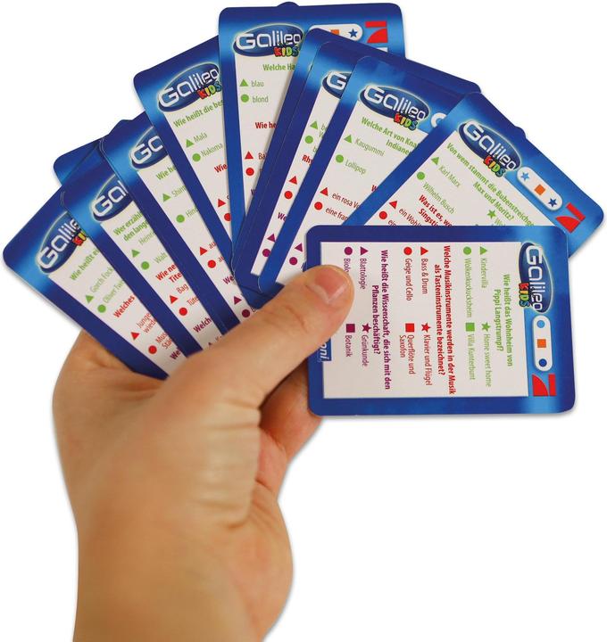 Actual product image Clementoni Galileo: Discover Knowledge quiz game for kids (German)