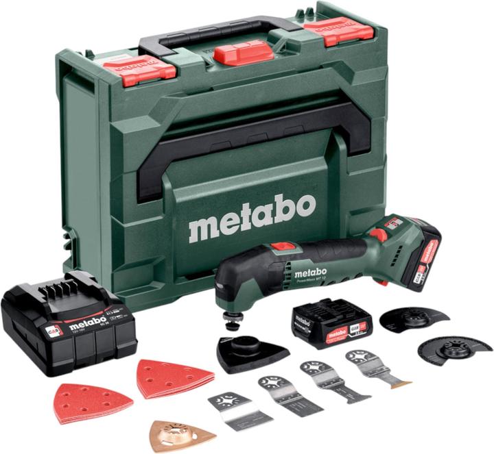 Metabo PowerMaxx MT 12metaBOX 145 cordless multitool 12V 2x2Ah Li-Power + SC 30