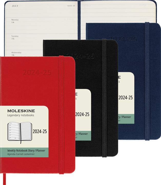 Produktbild Moleskine Schüleragenda Hard Cover Weekly Notebook (9 x 14 cm, Harter Einband, Englisch)
