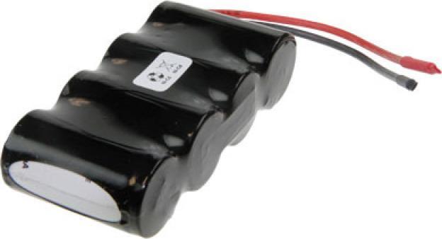 Actual product image Saft Emergency lighting battery F1x4 VNT CS with cable 10cm with open wire 4.8V, 1600mAh (1 pcs., Sub-C, 1600 mAh, Battery + charger)
