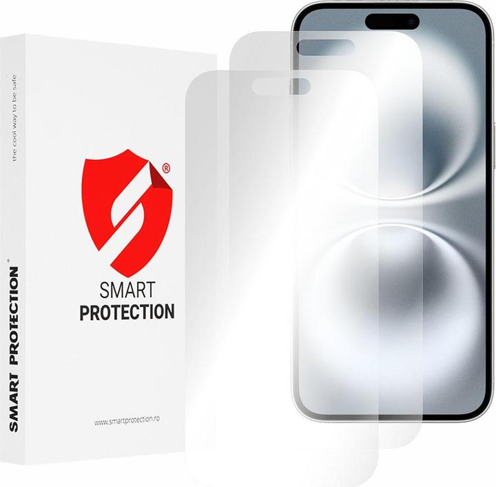 Actual product image Smart Protection - Premium Classic (2 pack) - iPhone 16 Plus - Clear (2 Piece, Apple iPhone 16 Plus)