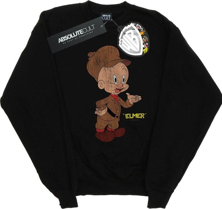 Immagine prodotto Looney Tunes Elmer Fudd Distressed Felpa Uomo (L)