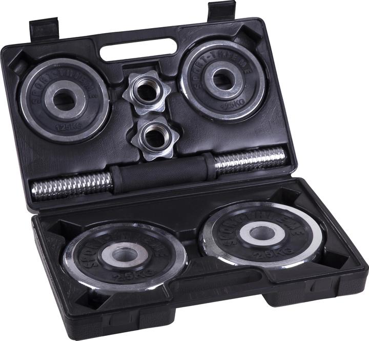 Actual product image Sport-Thieme Dumbbell set 10 kg incl. case (2 x 2.5 kg, 2 x 1.25 kg)