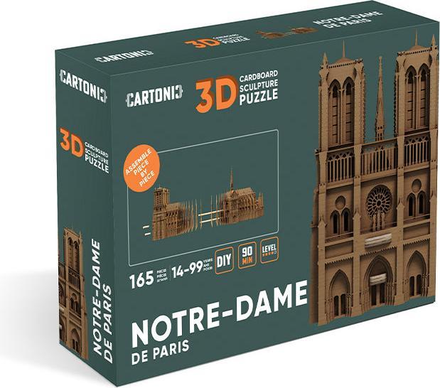 Actual product image Cartonic Notre-Dame de Paris - 3D cardboard model