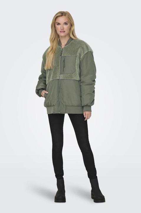 Produktbild Only Rundhals Gerippte Ärmelbündchen Bomberjacke Jacke (S)