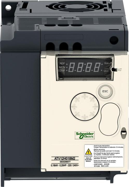 Actual product image Schneider Electric Frequency converter 1,5KW 240V 1-phase