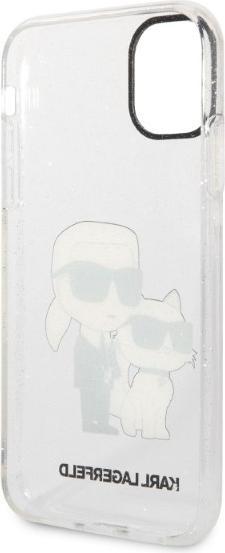 Image du produit Karl Lagerfeld IML Glitter NFT Karl & Choupette - étui pour iPhone 11 (przezroczysty) (Apple iPhone 11)