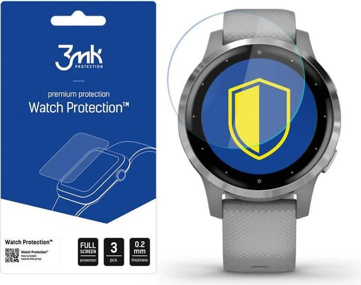 Actual product image 3MK protective film Watch Protection ARC for Garmin Vivoactive 4S