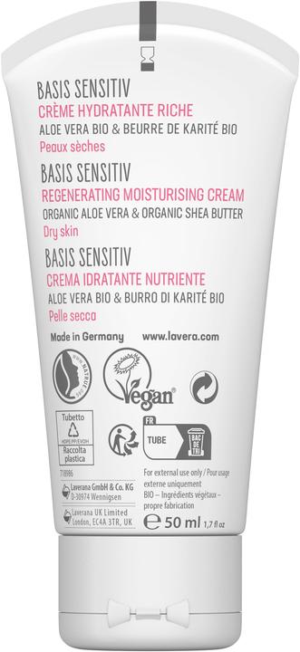 Produktbild Lavera reichhaltige Feuchtigkeitscreme basis sensitiv Creme (50 ml, 24h Creme)