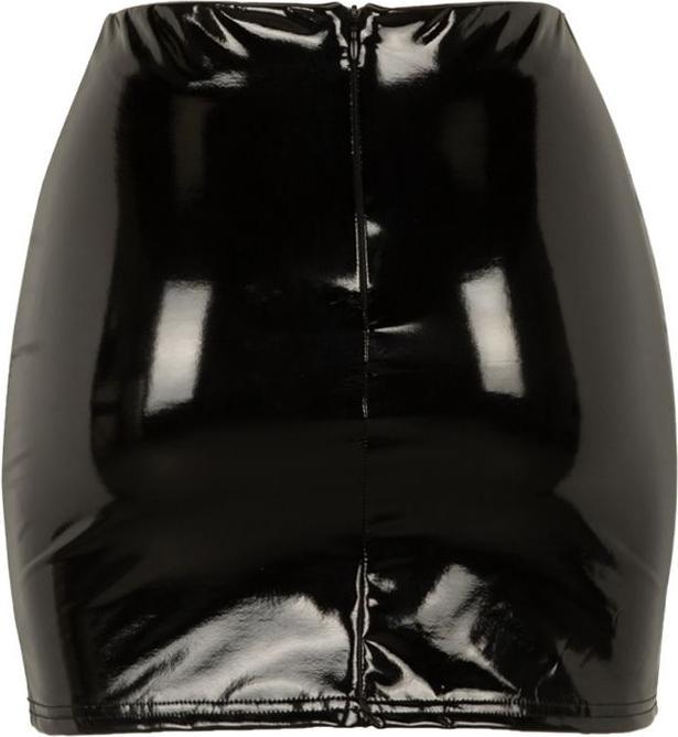 Actual product image Christine Le Duc Mini Skirt Black Love - black (L)