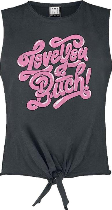 Produktbild Amplified Love You Bitch Ärmelloses Oberteil Vorne gebunden (XL)