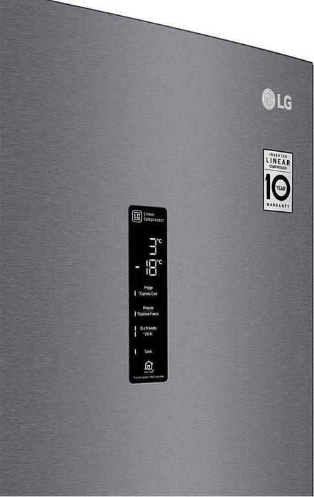 Produktbild LG GBB61DSHMN Koel/vries combinatie Rvs Vrijstaand (341 l)