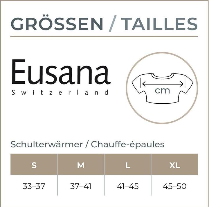 Produktbild Eusana Schulterwaermer doppelt gestrickt mit Traegerband ivoire (XL)
