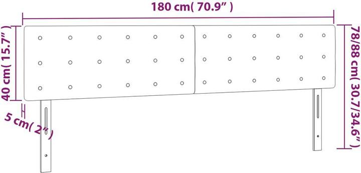 Immagine prodotto VidaXL Raiden (180 x 5 x 88 cm)