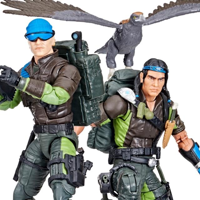 Image du produit Hasbro G.I. Joe Classified Series Action Figures Set Low-Light, Spirit Iron Knife & Niyol