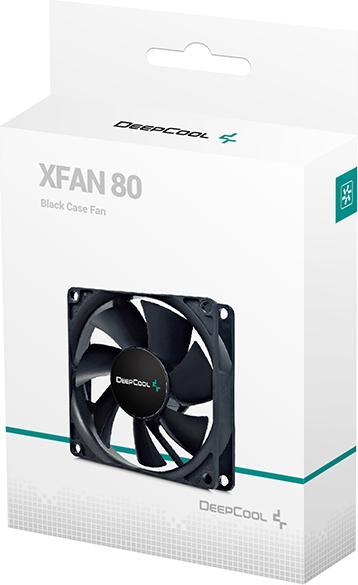 Produktbild Deepcool 80mm case ventilation fan, 2 Pin hydro bearing (80 mm, 1 x)