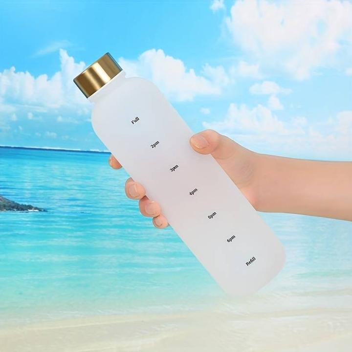Image du produit ASMI Bouteille d'eau de 1 litre avec marqueurs de temps (1 l)