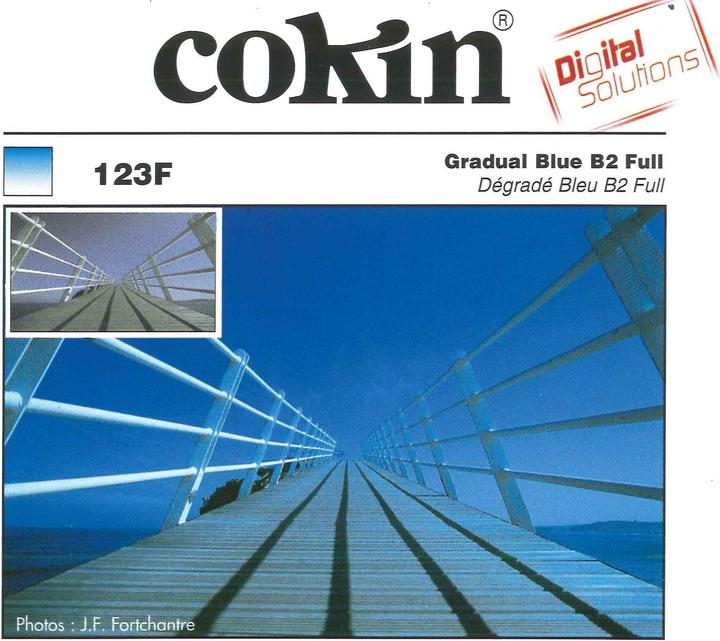 Produktbild Cokin X123F Verlauffilter blau 2 full (Farbfilter)