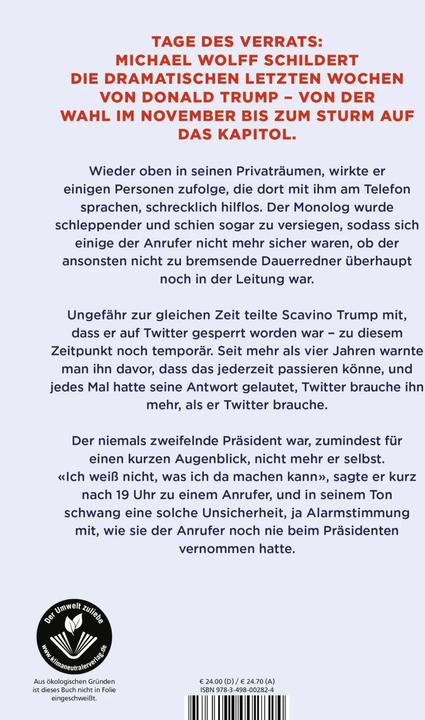 Produktbild 77 Tage (Deutsch, Michael Wolff, 2021)