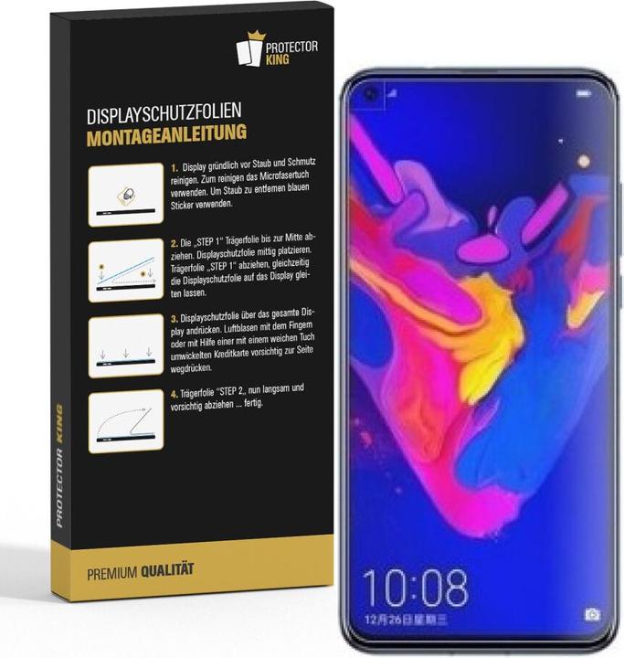 Produktbild Protectorking 3x Panzerfolie Anti-Shock HD Klar (3 Stück, Huawei Nova 4)