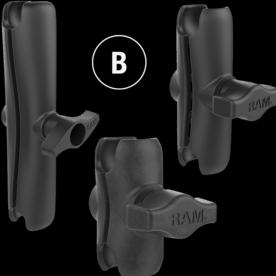 Actual product image Rammount Double joint arm