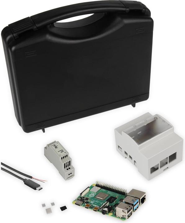 Image du produit Joy-it Kit Dinrail Raspberry Pi 4B 4GB