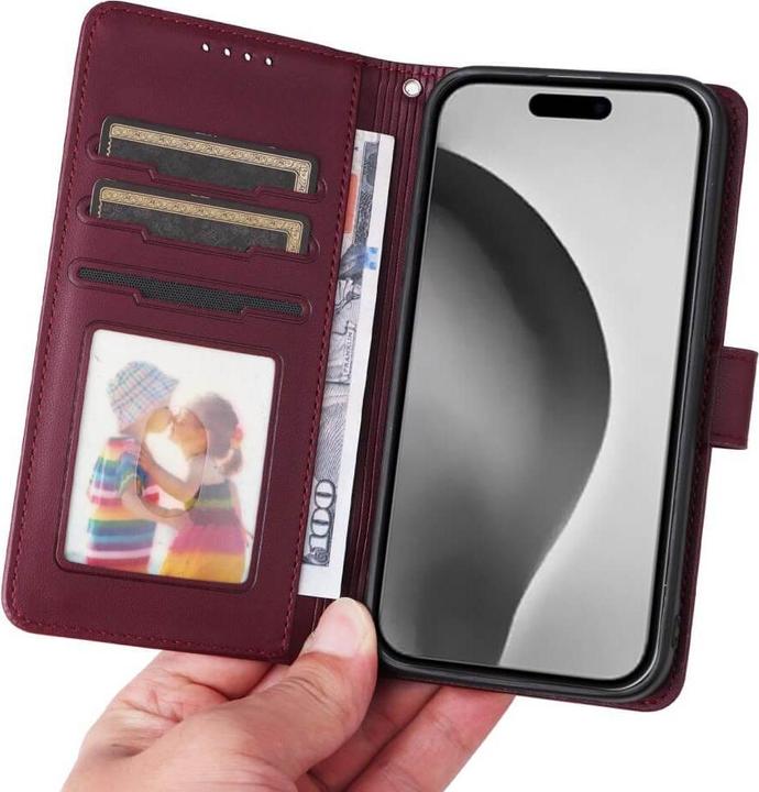 Immagine prodotto Cover-Discount iPhone 16 Pro Max - Custodia a portafoglio divisibile 2 in 1 per telefoni cellulari (Apple iPhone 16 Pro Max)