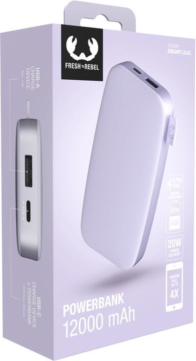 Actual product image Fresh'N Rebel Powerbank (12000 mAh, 20 W, 44400 Wh)