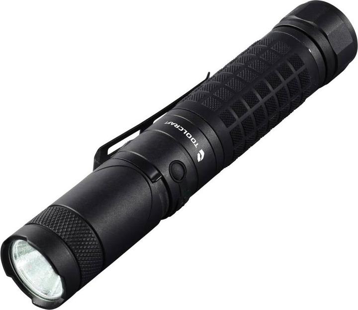 Produktbild Toolcraft LED Handlampe mit Magnethalterung, verstellbar, mit Gürtelclip, Grosse (17 cm, 3000 lm)