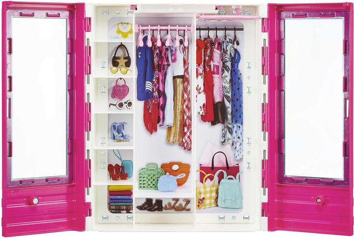 Actual product image Barbie Lalka - szafa + kabriolet zestaw prezentowy (GVK05)