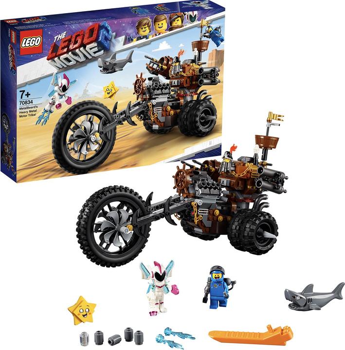 Actual product image LEGO Movie MetalBeard's Heavy Metal Motor Trike 70834 (70834)
