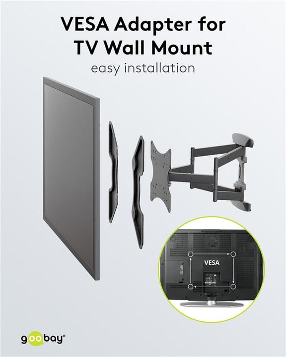 Productafbeelding Goobay Vesa adapter (Adapter / montageplaten)