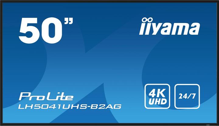 Productafbeelding iiyama 50" 3840x2160, 4K UHD VA-paneel, 25% Haze (3840 x 2160 Pixels, 50")