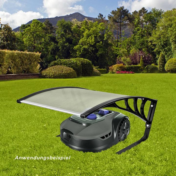 Image du produit Dema Mährobotergarage Mähroboter Rasenmäher Garage Carport Dach Überdachung 80 cm (Tondeuse à gazon, Garage pour tondeuse robot)